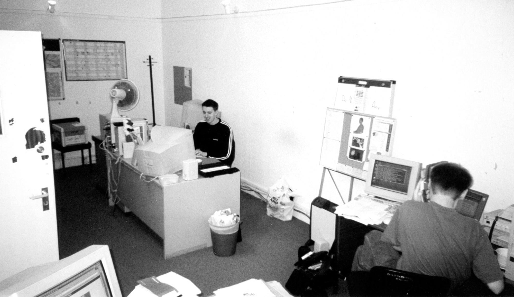 In the glamorous central London headquarters of Clockwork Web in 1997
