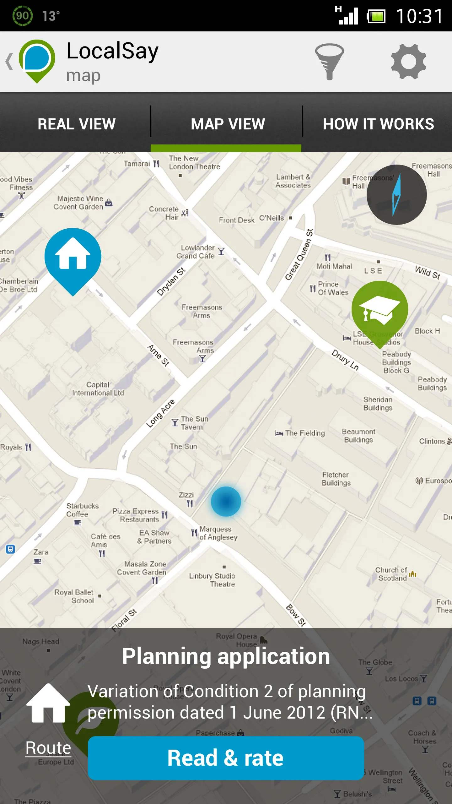 LocalSay app for City of Westminster