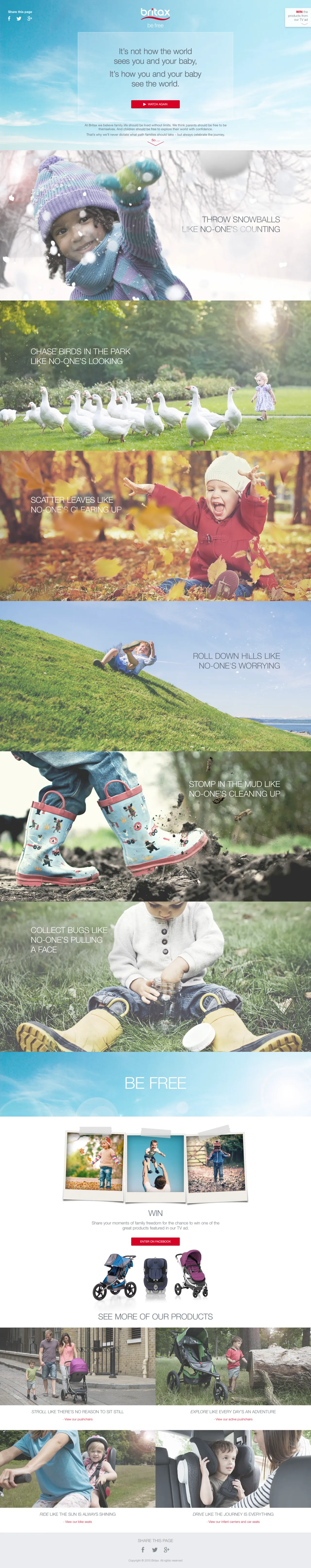 Britax World microsite