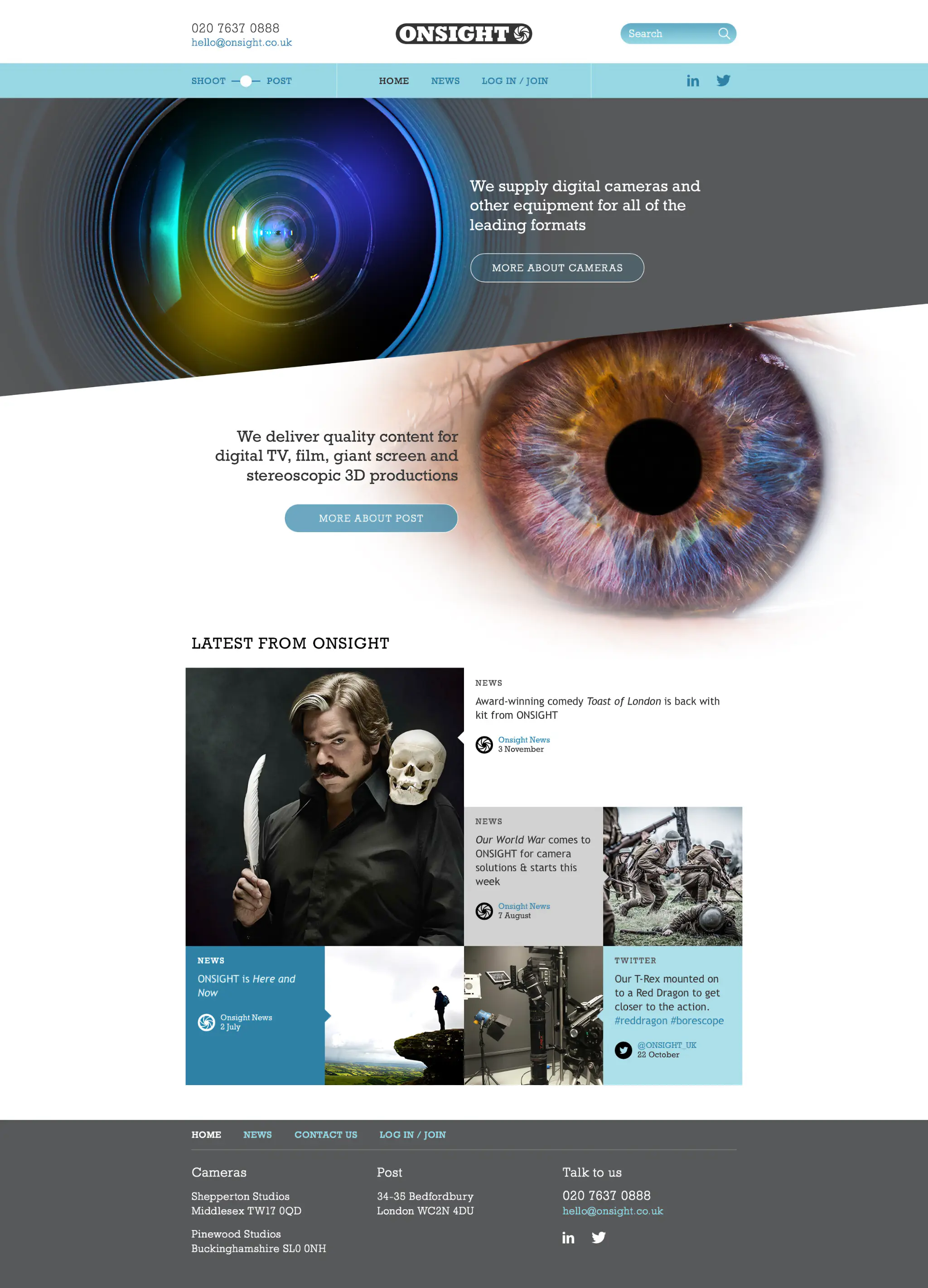 Onsight website concept