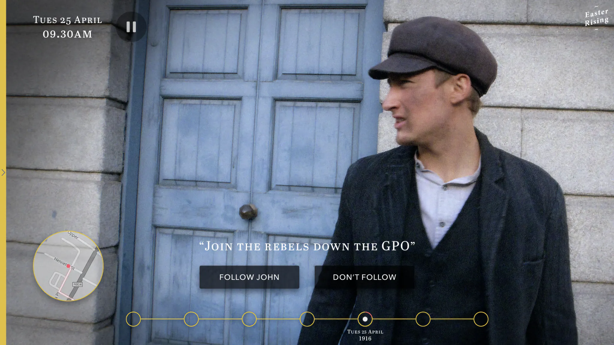 Easter Rising 1916 immersive experience